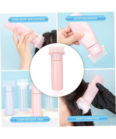 180ml Hair Oil Applicator Bottle Root Comb Applicator Bottle with Clear Scale 13 Oil Outlets Hair Root Comb Portable Hair Dye Bottle for Hair Care and Styling(Pink) Type1 - Buy Online on GoSupps.com
