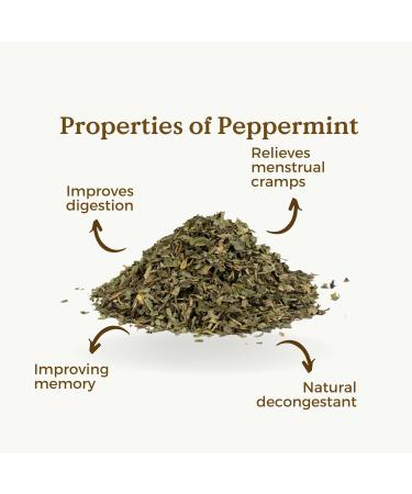 Mint Tea Loose Leaf Organic 100g (50 Cups) | Peppermint Loose Herbal Tea REPLANTEA - Buy Online on GoSupps.com