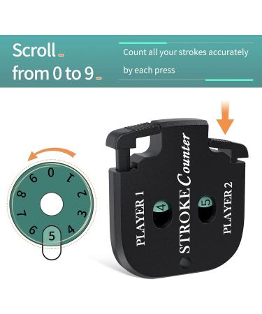 Vibit Mini Golf Score Counter Clicker (2 Pack) - Portable Stroke Tracking Tool and Keychain for Outdoor Putt Game Scorekeeping - Buy Online on GoSupps.com