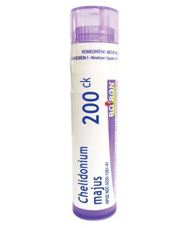 Boiron Chelidonium Majus 200CK 80 Pellets Homeopathic Medicine for Indigestion and Nausea