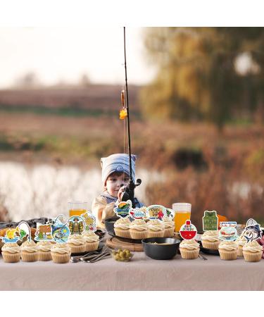 48pcs Fishing Cupcake Toppers - Buy Online on GoSupps.com