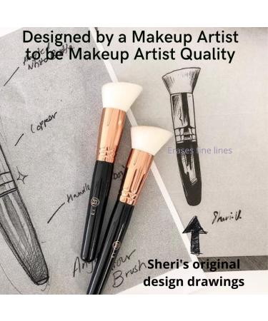 Professional Angled Brow Brush | Premium Eyebrow Brush for Gel & Wax - Perfect for Flawless Brows - Buy Online on GoSupps.com