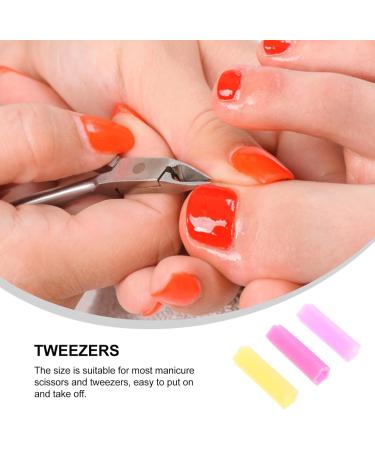 Beavorty Silicone Nipper Covers 3 Pairs Cuticle Nipper Cover Cuticle Scissors Protective Cover Nail Cuticle Sleeve Protector for Nail Nippers Hangnail Nipper - Buy Online on GoSupps.com