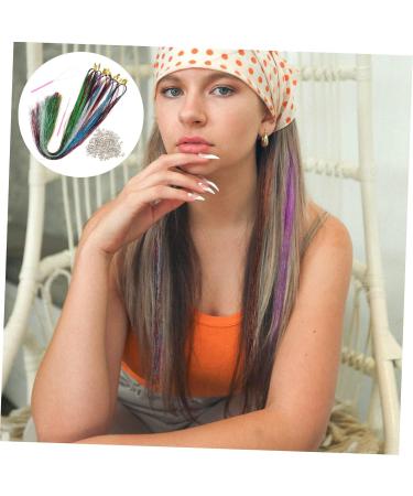 FRCOLOR 4 Sets Hair Extensions Hair Extensions Clips Hair Tinsel Hair Accessories for Women Crochet Sets Hair Tinsel Kit Hair Tinsel Strands Braid Hair Tinsel Tinsel - Buy Online on GoSupps.com