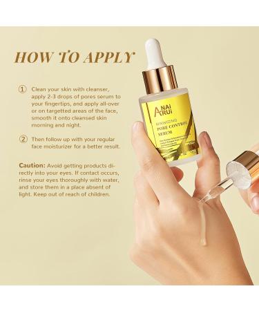 Pore Minimizer Serum - 100% Vegan Pore Exfoliating Solution 1 fl.oz - Buy Online on GoSupps.com