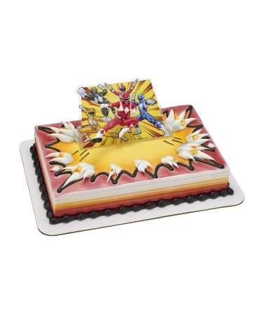 DECOPAC Power Rangers It's Morphin Time DecoSet Cake Decoration Topper 3" 20746