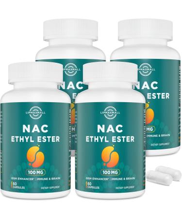 lipmaxmall N-Acetyl Cysteine Ethyl Ester Nacet - Pack Of 4