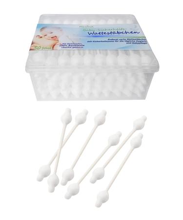 50x BABY SAFETY COTTON SWABS Cotton Ear Sticks Ear Cleaner Care 18