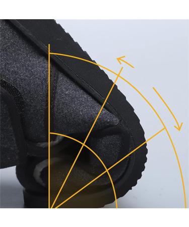 Yytcsjz Adjustable Diabetic Shoes for Swollen Feet - Large Size Walking Shoes for Elderly Health - Dark Grey 25cm - Buy Online on GoSupps.com