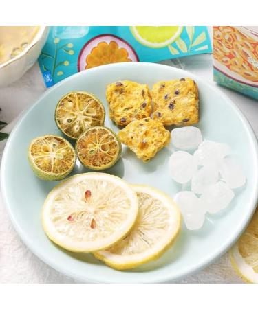 Fruit Tea Kumquat Passion Fruit Tea Refreshing Flavor Fatigue Relieving Carefully Blended Flavored Tea Bag 100g (20g x 5 Count) - Buy Online on GoSupps.com