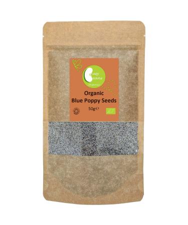 Organic Blue Poppy Seed - Certified Organic - by Busy Beans Organic (50g)