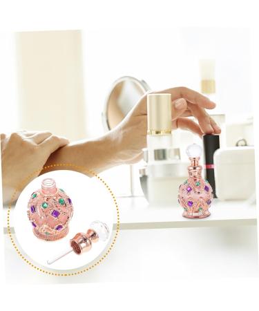 minkissy Diffuser essential oil bottle vintage dropper bottle essential oil car diffuser empty perfume storage bottle glass essential oil diffuser aromatherapy bottle alloy travel Perfume - Buy Online on GoSupps.com