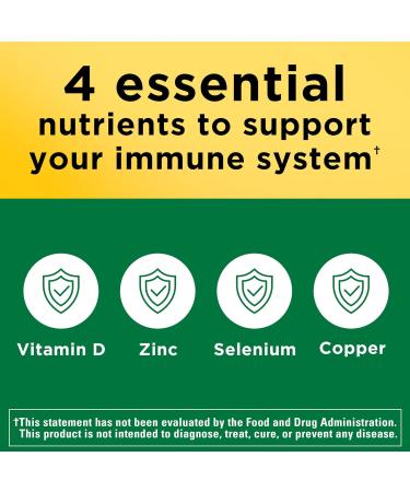 Nature Made Super Vitamin D Immune Complex Vitamin D3 Selenium Copper and Zinc Supplements for Immune Support 70 Tablets 70 Day Supply 70 Count (Pack of 1) - Buy Online on GoSupps.com
