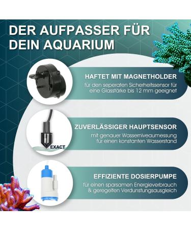 Tunze Osmolator Universal L Water Level Controller | Time Monitoring | 2 Magnetic Sensors & Dosing Pump for Optimal Water Management - Buy Online on GoSupps.com