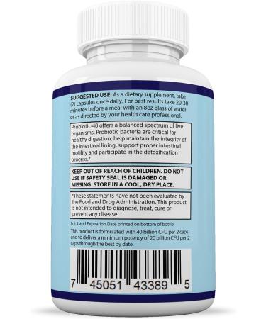 Justified Laboratories Clear Nails Plus Max - 2 Pack Probiotic Pills (40 Billion CFU) - 60 Capsules for Healthier Nails - Buy Online on GoSupps.com