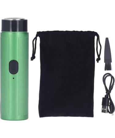 Mini Electric Shaver for Men - Portable Rechargeable Razor Quiet & Powerful Perfect for Travel & Home Use - Green - Buy Online on GoSupps.com