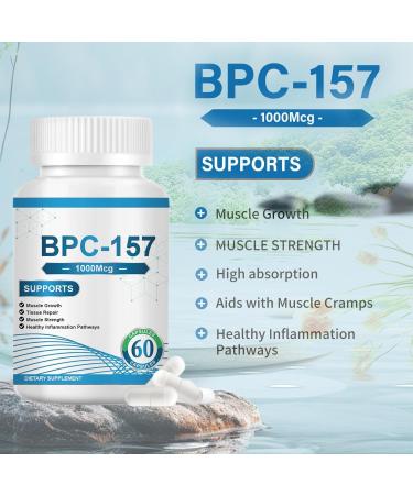 BPC -157 Peptide Capsule 1000mcg - 60 Capsules - Buy Online on GoSupps.com