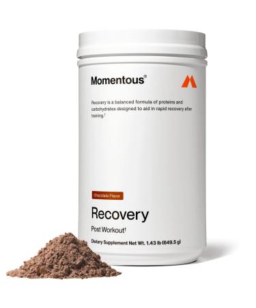 Momentous Recovery Grass-Fed Whey Protein Powder - 20 g Post-Workout Whey Isolate Protein - NSF Certified for Sport - Gluten-Free - 15 Servings - Chocolate - Package May Vary Chocolate 1.43 Pound (Pack of 1)