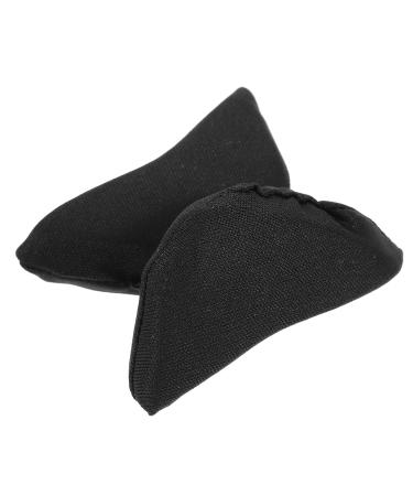 1 Set 20pcs Toe Plug Shoe Stoppers Adjustable Shoe Inserts High Heel Insoles Shoe Pads for High Heels Sponge Toe Pads Reusable Shoe Filler Sponge Shoe Pads Women Shoe Pads Filling Black 7.5X3.5X2CM