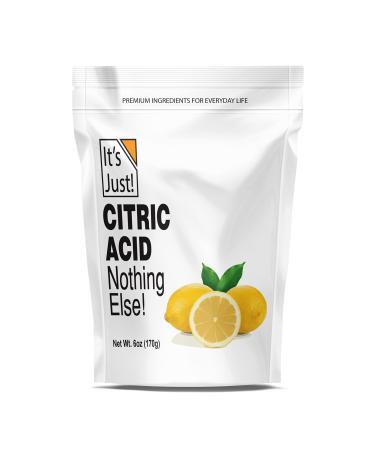 It's Just - Citric Acid, Food Grade, Non-GMO, Bath Bombs (6 Ounces) 6 Ounce (Pack of 1)