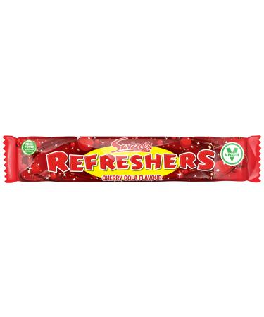Swizzels REFRESHERS CHERRY COLA Chew 60 Bars (Pack of 6)