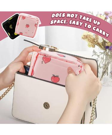 2pcs Period Bag - Sanitary Napkin Storage Organizer with Hooks for Girls and Women - Buy Online on GoSupps.com