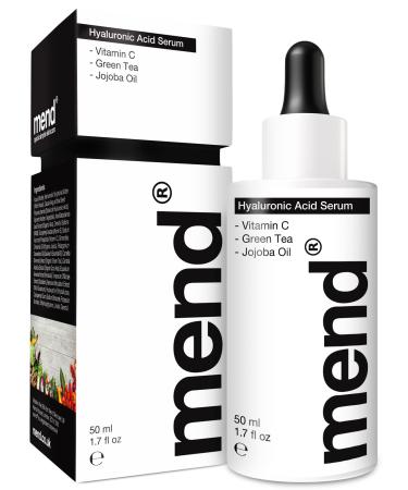 Hyaluronic Acid Face Serum for Men with QUICKsorb For 5x Faster Results & Vitamin C & E Vegan Registered & Certified Organic Anti Aging Face Serum for Men Huge 50ml Hyaluronic Acid Serum