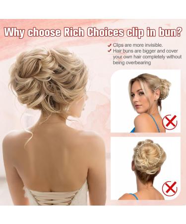 Rich Choices Combs Hair Extension - Hepburn Dutt Hair Tie for Braid & Ponytail - Light Chestnut Brown Updos - Buy Online on GoSupps.com
