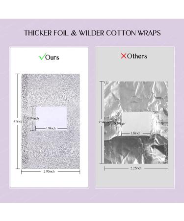 Saviland Gel Nail Polish Remover Foil Kit - 200pcs Nail Wraps with Cuticle Pusher | Gel Nail Polish Removal Kit for Home & Salon Use - Buy Online on GoSupps.com