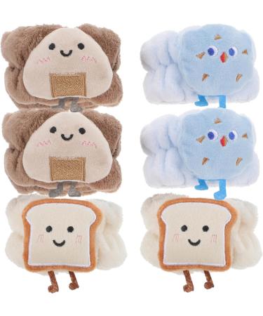 6pi ces Bracelet Vage Visage Portable Confortable Et Absorbant Pour Douche Spa Soin Peau - Buy Online on GoSupps.com