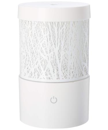 Greenair Serene Living Willow Forest White Essential Oil Diffuser for Aromatherapy 1.5 Pound