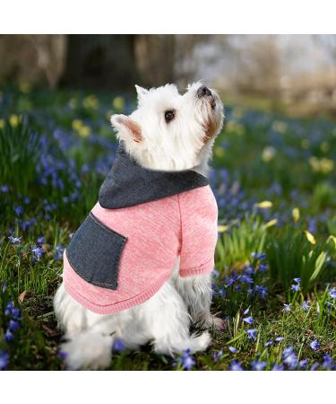 Waterproof Winter Dog Coat - Warm Jacket & Sweater for Puppies | XS Size - 1107Debkb Pink - Buy Online on GoSupps.com