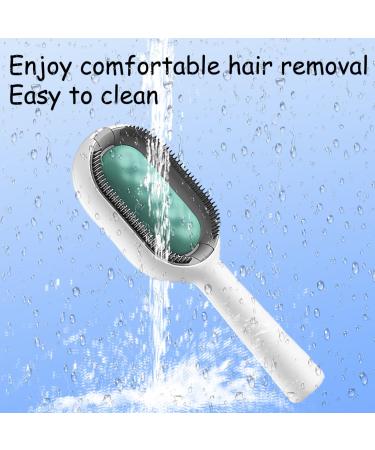Buy Multifunctional Cat Brush with Water - Perfect for Short Hair & Massage | Blue Pet Hair Removal Comb - Buy Online on GoSupps.com