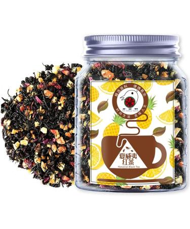 Plant Gift Hawaiian Black Tea Oganic Fruit Herbal Tea All Natural Flavors Loose Leaf Ceylon Roselle Papaya Pineapple Mango Grape Lemon Non GMO Vegan Tea Bags Into Iced Tea & Hot Tea 70G/2.5oz - Buy Online on GoSupps.com