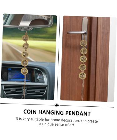 Alipis 1 String Vintage Copper Coins Vintage Decor Ornament Coins Charms Feng Home Pendant Coin House Brass As Shown 31X2.5X0.3CM - Buy Online on GoSupps.com