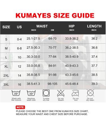 KUMAYES Sauna Pants for Women | High Waist Compression Leggings for Slimming & Weight Loss | Hot Thermo Workout Training | Large Black - Buy Online on GoSupps.com