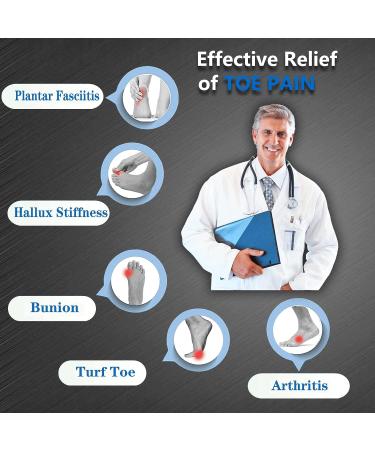 Carbon Fiber Insole for Arthritis, Turf Toe, Foot Fractures - 1 Piece Orthotic Insert (265mm) - Buy Online on GoSupps.com