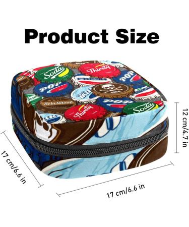 Colorful Portable Storage Bags for Women's Bandages & Menstrual Pads - Ideal for School & Office - Buy Online on GoSupps.com
