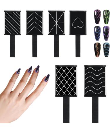 Nail Magnet Tool Set - Manicure Wand Tool Set - Cat Eye Magnets Sticks Accessories for Beginners Women Girls - Buy Online on GoSupps.com