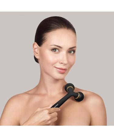 Geske SmartAppGuided Sonic Facial & Body Roller | 4-in-1 Dermaroller Device for Face & Body | Professional Facial Scooter for Radiant Skin - Buy Online on GoSupps.com