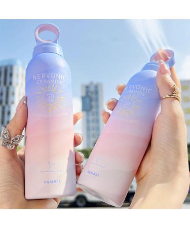 Sunscreen Lotion | Face and Body Lotion - 200ml Travel Size Sunscreen Ceramide UPF 50+ Skin Protection with Ereqeip Opening - Buy Online on GoSupps.com