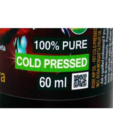 Buy 100% Pure Cold Pressed Rosehip Oil 60ml - Premium Quality for Skin & Hair Care - International Shipping Available - Buy Online on GoSupps.com