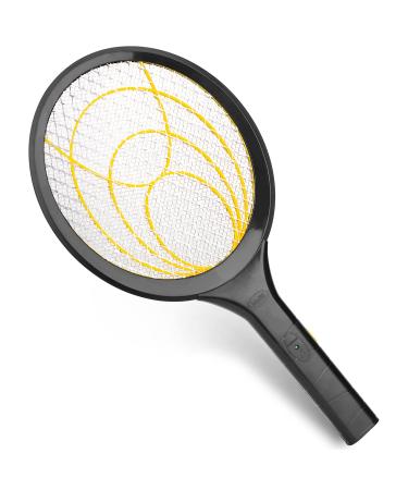 mafiti Electric Fly Swatter Fly Killer Bug Zapper Racket for Indoor and Outdoor 2AA Batteries not Included (1, Yellow) 1 Yellow