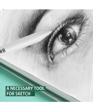 LEOBRO 11-Piece Artist Blending Stump and Tortillion Set with Sandpaper Pencil Sharpener - Ideal for Student Sketch Drawing - Buy Online on GoSupps.com