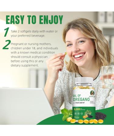 IFITKEEP Oil of Oregano Softgels Balanced Oregano Oil w/Black Seed Oil Retains High Concentrated Carvacrol & Thymoquinone Non-GMO Gluten Free 120 Count (1) - Buy Online on GoSupps.com