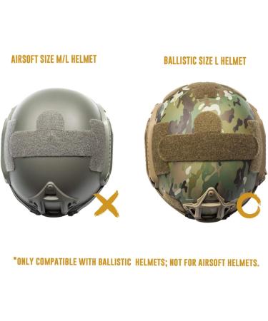 OneTigris Fast Helmet Cover for Ops-Core Fast PJ - Tactical Helmet Cover M/L MC Black | Shop Internationally - Buy Online on GoSupps.com