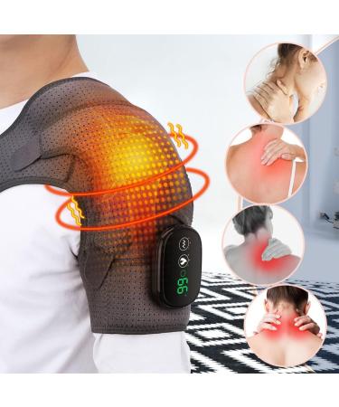 Buy Cordless Electric Shoulder Heating Pad Massager | Heated Wraps for Pain Relief | International Shipping - Buy Online on GoSupps.com