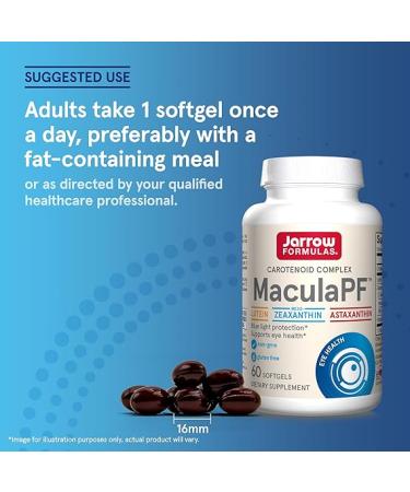 Jarrow Formulas MaculaPF Blue Light Protection - 60 Softgels for Eye Health - Buy Online on GoSupps.com
