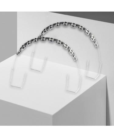 1 Pair of Temporary Tooth Decoration Teeth Retainer Practical Brackets para Dientes Sturdy Retenedores de Dientes Ortodoncia Props for Dental Students to Practice (Black) - Buy Online on GoSupps.com