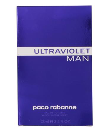 Ultraviolet Men Eau-de-toilette Spray by Paco Rabanne 3.4 Ounce ULTRAVIOLET Paco Rabanne 3.4 Fl Oz (Pack of 1)